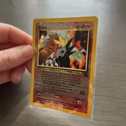 NM ENTEI 34 WOTC BLACK STAR PROMO POKEMON MOVIE HOLO - Image 3