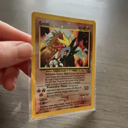 NM ENTEI 34 WOTC BLACK STAR PROMO POKEMON MOVIE HOLO - Image 4