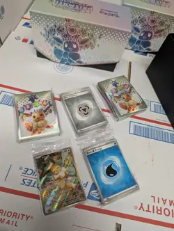 Pokemon TCG PALDEAN FATES Booster Bundle + Shrouded Fable + Prismatic - Read - Image 5