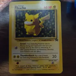 pikachu Vintage 1999 Pokemon IVY Black Star #1 League Promo Exclusive WOTC NM - Image 1