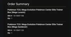 POKEMON MEGA EVOLUTION ETB'S PokemonCenter Both ETBs - Image 2