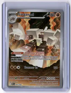 Garganacl 147/132 Illustration Rare Pokemon Mega Evolution - NEAR MINT! - Image 1