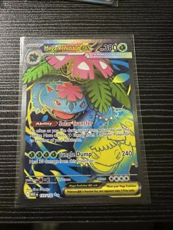 NM/M Mega Venusaur EX Full Art Pokemon TCG Mega Evolution Ultra Rare 155/132 - Image 1