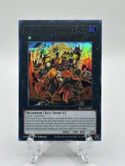 🔥Yugioh TCG-Number 54: Lion Heart-BLC1-EN037-Silver-Ultra-1st Edition-M/NM!🔥 - Image 1