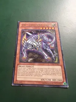 RARE ZW - Lightning Blade CBLZ-EN005 1st Edition Yugioh Cosmo Blazer - LP - Image 1