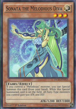 Sonata the Melodious Diva (DUEA-EN015) - Common First ed. Yu-Gi-Oh! - Image 1