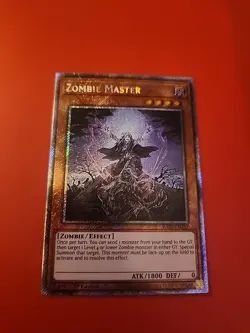 Zombie Master (Platinum Secret Rare) RA03-EN185 Quarter Century Bonanza 1st... - Image 1