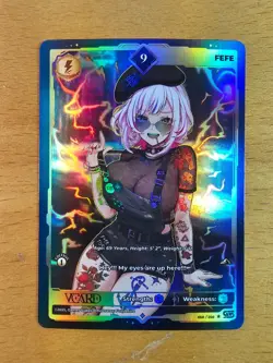 Fefe 9 Holo First (1st) Edition Awakened Worlds Card GamerSupps VCard 050/250 - Image 2