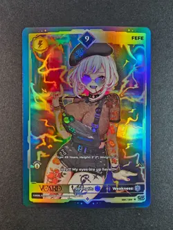 Fefe 9 Holo First (1st) Edition Awakened Worlds Card GamerSupps VCard 050/250 - Image 3