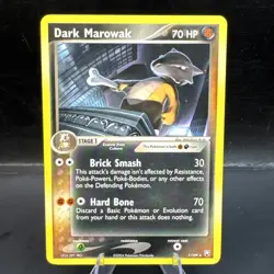 Dark Marowak 7/109 Team Rocket Returns Non-Holo Rare Pokemon Card TCG LP - Image 1