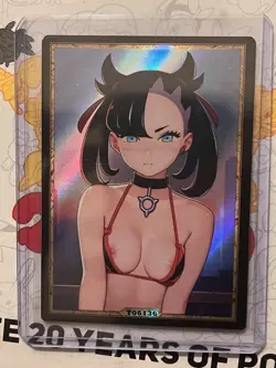 Marnie Waifu Anime Card Custom TCG Girl Holo Goddess Story ACG T06136 - Image 4
