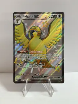 Pidgeot ex 221/091 Sv: Paldean Fates Holo - Pokemon card near mint - Image 1