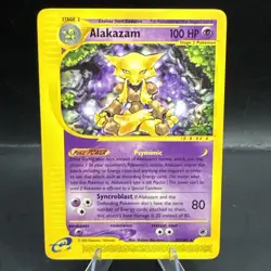 Alakazam 33/165 - Non-Holo Rare - Expedition e-reader - WOTC Pokemon Card - LP - Image 1