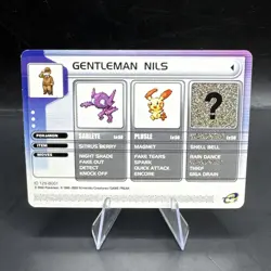 Pokemon Battle E Card Gentleman Nils Sapphire & Ruby Version - ID 129-B001 - Image 2