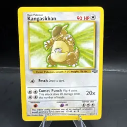 Pokemon TCG Kangaskhan Jungle 1999 Non-Holo Card 21/64 - LP - Image 1