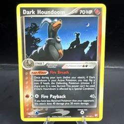 Dark Houndoom 37/109 EX Team Rocket Returns Non-Holo Pokemon Card TCG LP - Image 1