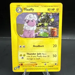 Pokemon TCG Flaaffy 77/165 Expedition Regular 2002 LP Vintage Card - Image 1