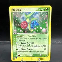 Roselia 9/97 - EX Dragon Holo Rare e-Series Pokemon TCG Card Holo 2003 - LP - Image 1