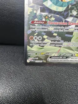 Pokemon TCG Cornerstone Mask Ogerpon EX Twilight Masquerade Card 215/167 - Image 2