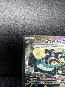 Pokemon TCG Cornerstone Mask Ogerpon EX Twilight Masquerade Card 215/167 - Image 4