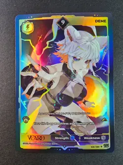 Deme 9 Holo 1st Edition Awakened Worlds Card GamerSupps VCard Demenishki 046/250 - Image 3