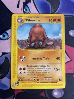 Pokemon Card - Piloswine Skyridge 43/144 Non Holo Nm - Image 1