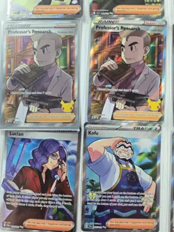 Pokemon Full Art Trainer Card Lot 12 Ultra Rare - Professor’s - NM / mint - Image 4