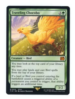 Traveling Chocobo M 0210 Regular Final Fantasy Magic the Gathering MTG Card NM - Image 1