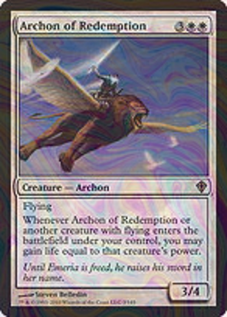 Foil Archon of Redemption - Worldwake | MTG Card - Image 4