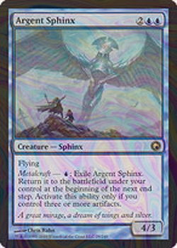 Foil Argent Sphinx - Scars of Mirrodin | MTG Card - Image 4