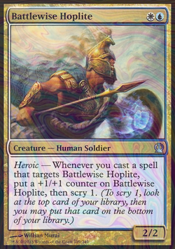 Foil Battlewise Hoplite - Theros | MTG Card - Image 3