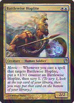 Foil Battlewise Hoplite - Theros | MTG Card - Image 4