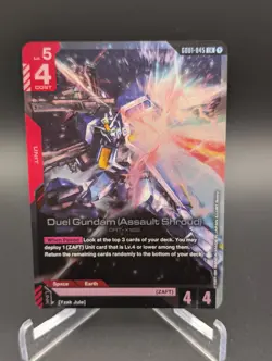 Duel Gundam (Assault Shroud) - Newtype Rising #GD01-045 LR - NM Gundam Card Game - Image 1