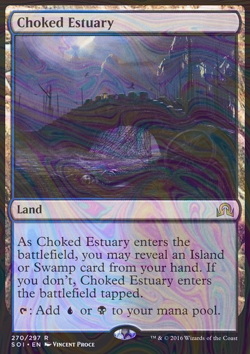 Foil Choked Estuary - Shadows over Innistrad | MTG Card - Image 3