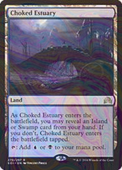 Foil Choked Estuary - Shadows over Innistrad | MTG Card - Image 4