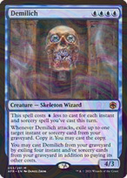 Foil Demilich - Adventures in the Forgotten Realms | MTG Card - Image 4