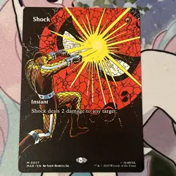 Shock - 0027 - M - Borderless - Non-Foil - Spider-Man - MTG - NM/M - Image 1