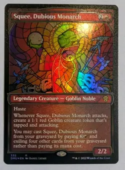 Squee, Dubious Monarch (Textured Foil) Dominaria United - MTG RARE - Image 1