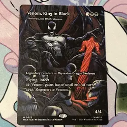 Venom, King in Black (Borderless) 0022 - Marvel's Spider-Man MTG NM/M Ships Now - Image 1