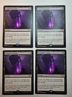 MTG - Unmarked Grave x4 (Playset) - 106 - Modern Horizons 2 (MH2) - NM - Image 1