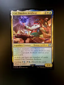 MTG Final Fantasy English Cid, Timeless Artificer 0408 Foil - Image 1