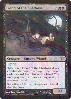 Foil Fiend of the Shadows - Dark Ascension | MTG Card - Image 1