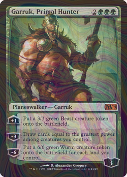 Foil Garruk, Primal Hunter - Magic 2013 | MTG Card - Image 1