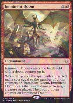Foil Imminent Doom - Hour of Devastation | MTG Card - Image 3