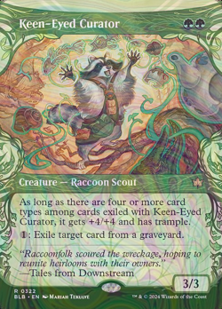Foil Keen-Eyed Curator - Bloomburrow | MTG Card - Image 1