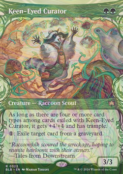 Foil Keen-Eyed Curator - Bloomburrow | MTG Card - Image 3