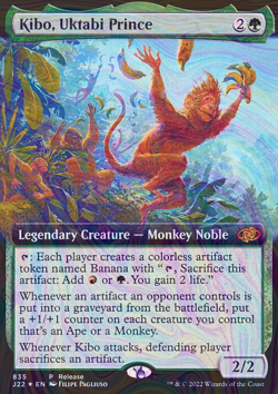 Foil Kibo, Uktabi Prince - Jumpstart 2022 | MTG Card - Image 3