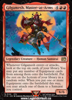 MTG - Final Fantasy - Genji Glove - (0258) Rare - Image 1
