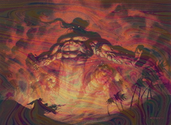 Foil Mahamoti Djinn - Duels of the Planeswalkers | MTG Card - Image 2