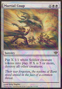Foil Martial Coup - Conflux | MTG Card - Image 3